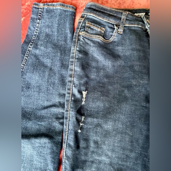 Lot of 2 pair: Old Navy Extra High Rise Rockstar super skinny - Picture 6 of 9
